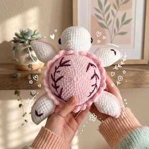 Amigurumi Sea Turtle Crochet Pattern – Easy Beginner PDF (Instant Download)