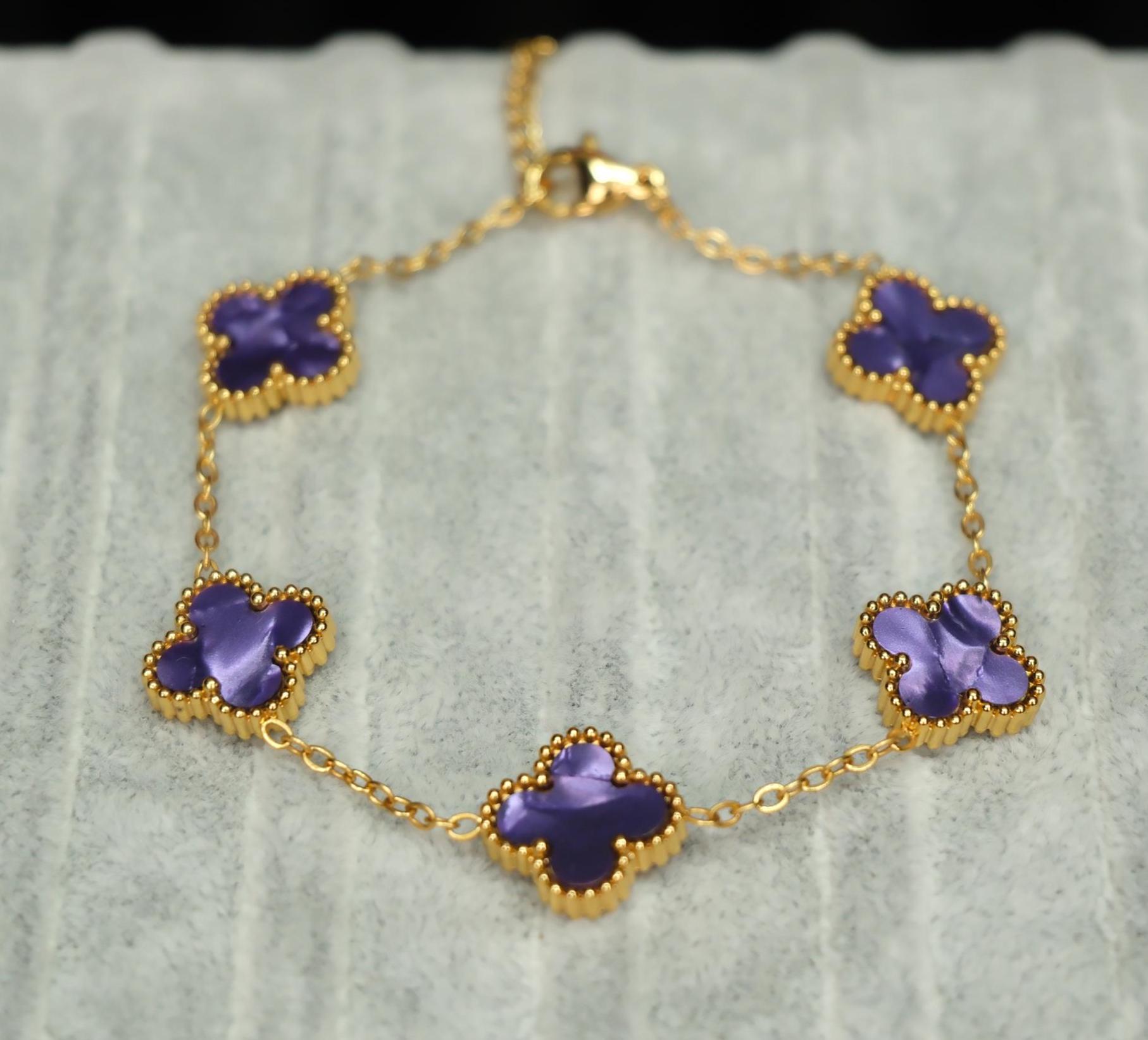 Pendentif Bracelet Type Mina En Or Massif 18K Vintage Années 60 - Italie - Occasion Avec Pierre Synthétique