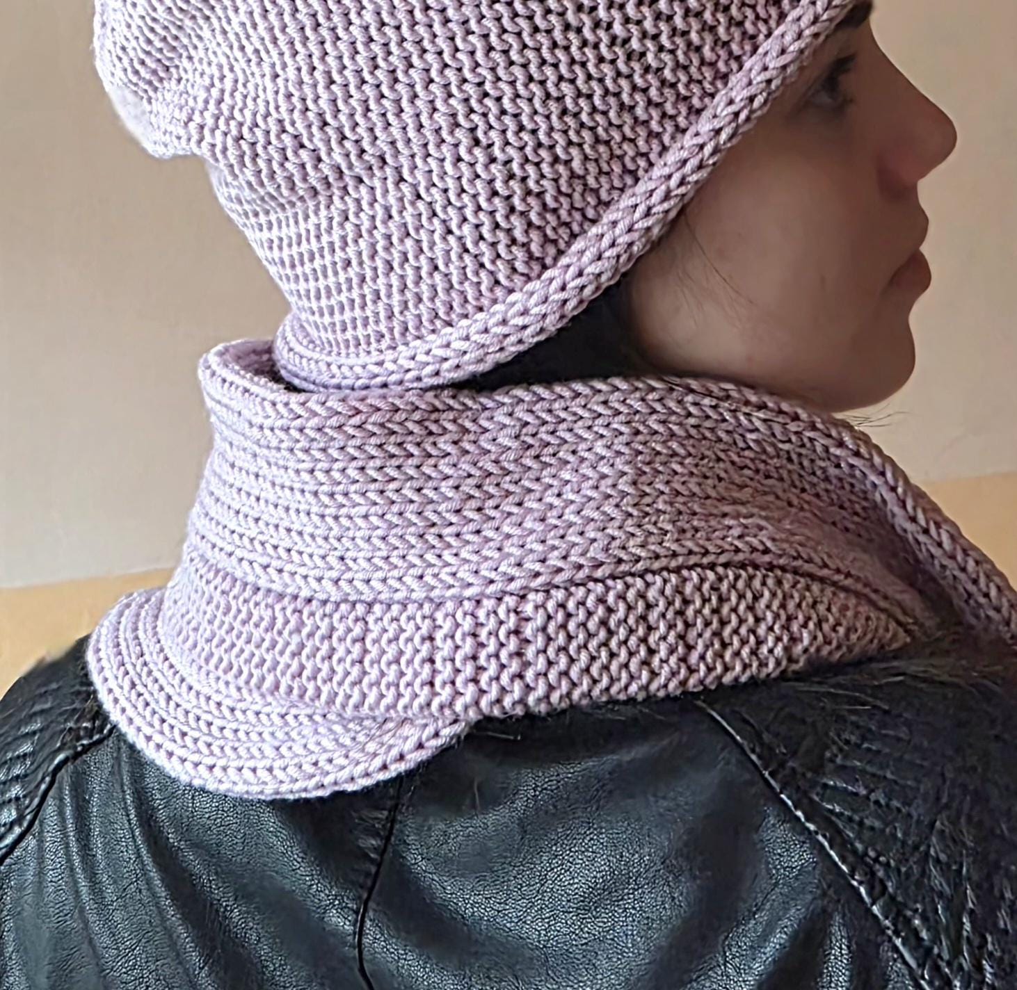 Spring Reversible Scarf Knitting Pattern PDF – Sentro 48 Machine Knit ...