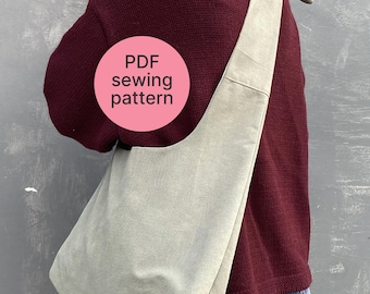 Hobo Bag Sewing Pattern Flor – Beginner Friendly, One Evening Project