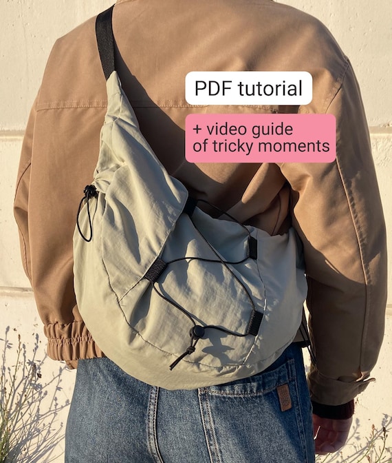 PDF Crossbody Bag Pattern – Casual, Everyday Bag