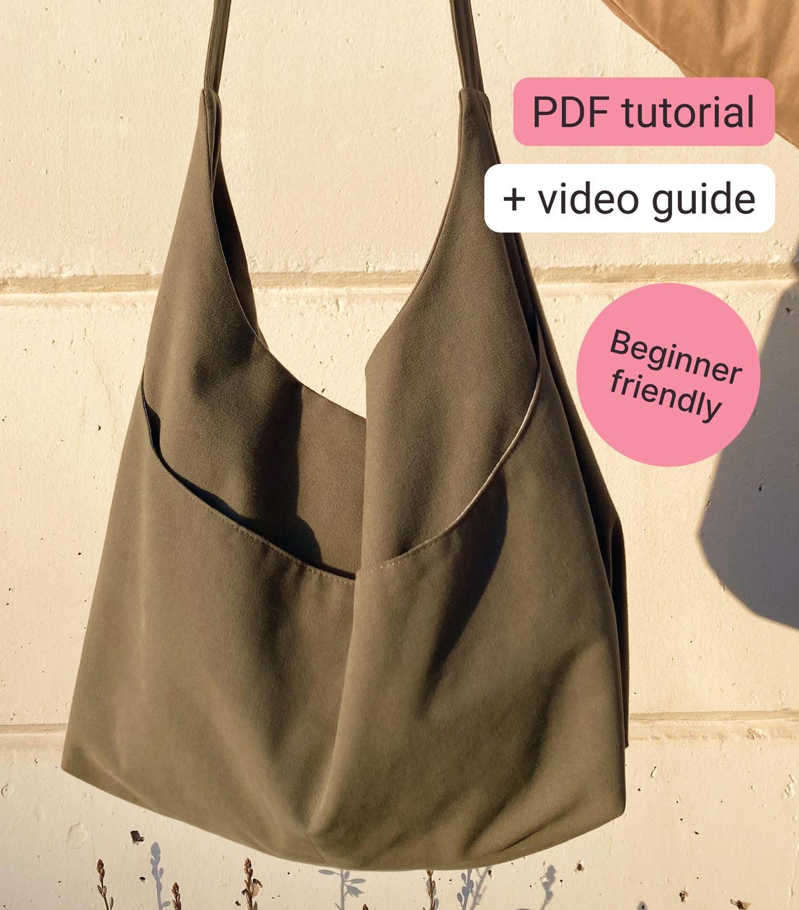 PDF Sewing Pattern Crossbody Hobo Bag – Casual Everyday Bag - Etsy