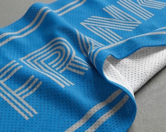 Personalized Name Cooling Towel, Custom 12"x31.5" Mesh Gym Towel, Retro Monogram Workout Towel, Yoga Fitness Towel, Summer Heat Sports Gift