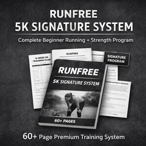 Beginner 5K Training Plan for Women | Couch to 5K Running + Strength Program | Printable 5K Guide PDF | RunFree Signature System