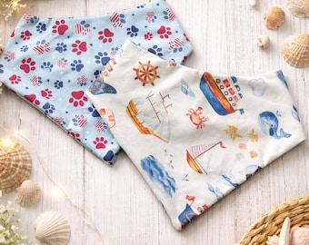 犬用バンダナ リバーシブル 愛国的な夏