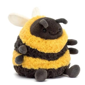 Peluche a forma di ape Jellycat Albee, simpatico animaletto di peluche a forma di ape, morbido peluche a forma di ape kawaii, giocattolo di conforto per bambini, regalo per baby shower, regalo di compleanno per bambini