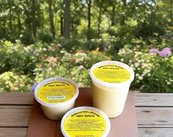Beurre De Karité Biologique - Pur à 100%, Non Raffiné, Naturel - Pot De 500g - Neuf