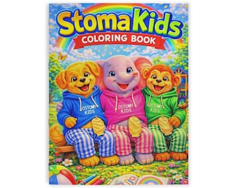 Stoma Kids Digital Coloring Book for Children with Ostomies - Confidence Building Kids Activity Book - Ostomy Support Digital Book