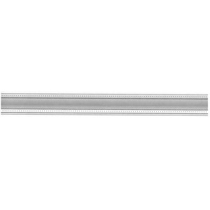 May include: A plain white background with three horizontal, light grey bands. Each band features a thin, darker grey border and a dotted line through the centre. The bands are evenly spaced, creating a clean, minimalist design.