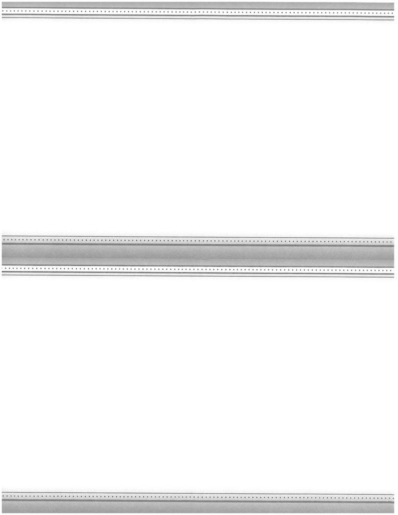 May include: A plain white background with three horizontal, light grey bands. Each band features a thin, darker grey border and a dotted line through the centre. The bands are evenly spaced, creating a clean, minimalist design.