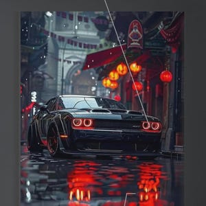 Dodge Challenger Neon Sign - Etsy