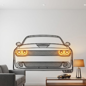 Dodge Challenger Neon Sign - Etsy