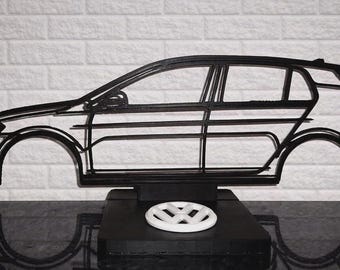 3D-geprinte autosilhouetdecoratie – Minimalistisch voertuigontwerp – Cadeau voor autoliefhebbers – Moderne tafeldecoratie