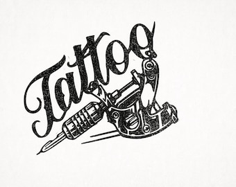 3D-geprint tattoo-bord met machine – stijlvolle wanddecoratie voor tattoo-liefhebbers