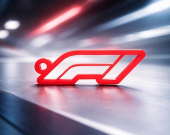 3D-geprinte race-sleutelhanger – Motorsportcadeau – Accessoire voor autoliefhebbers – Verkrijgbaar in diverse kleuren