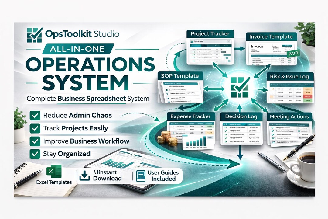 Operations Admin Review Operations Admin System – Business Spreadsheet Template | Project ...