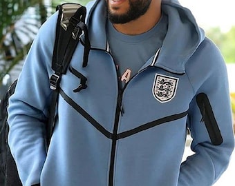 Football World Cup 2026 England Tech Fleece Windrunner Hoodie