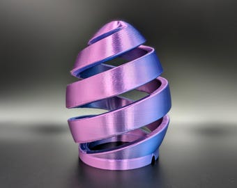 Spiral Egg Lamp