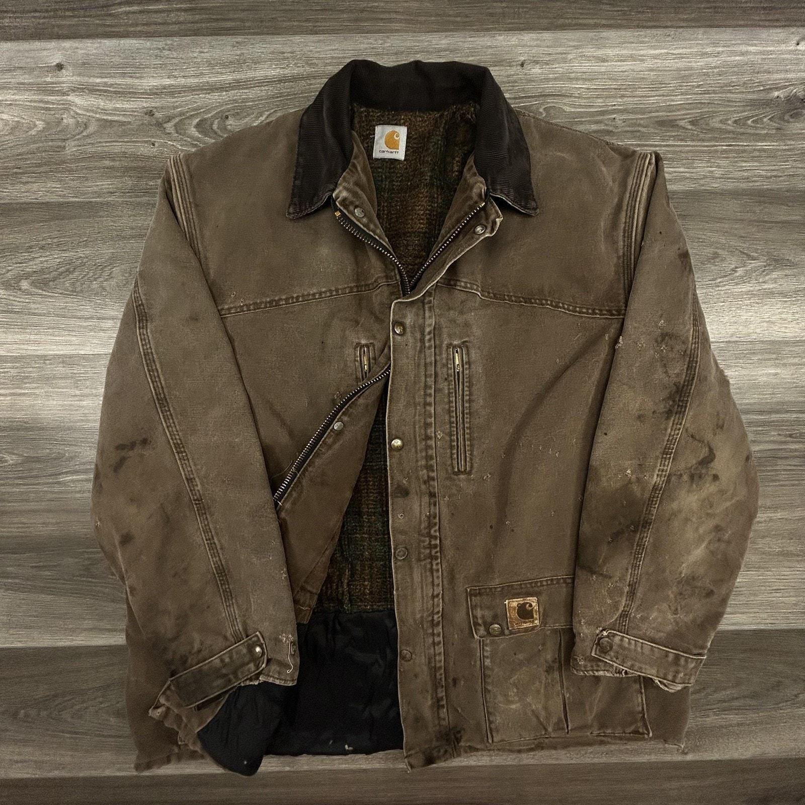 Carhartt C10 Jacket - Etsy Carhartt C10 Jacket - Etsy
