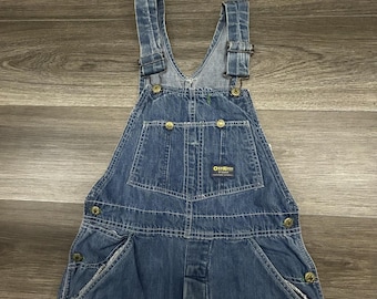 Peto vaquero OshKosh B'gosh auténtico de los años 50, talla 30x32, de mezclilla, fabricado en EE. UU. por sindicato.