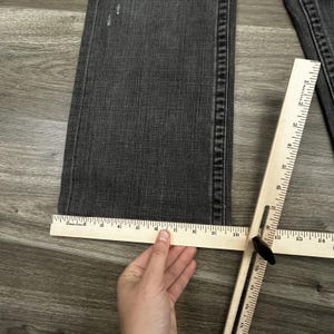 Vintage True Religion Ricky Jeans heren 36 x 32 grijs ontspannen bootcut houtskool VS afbeelding 13