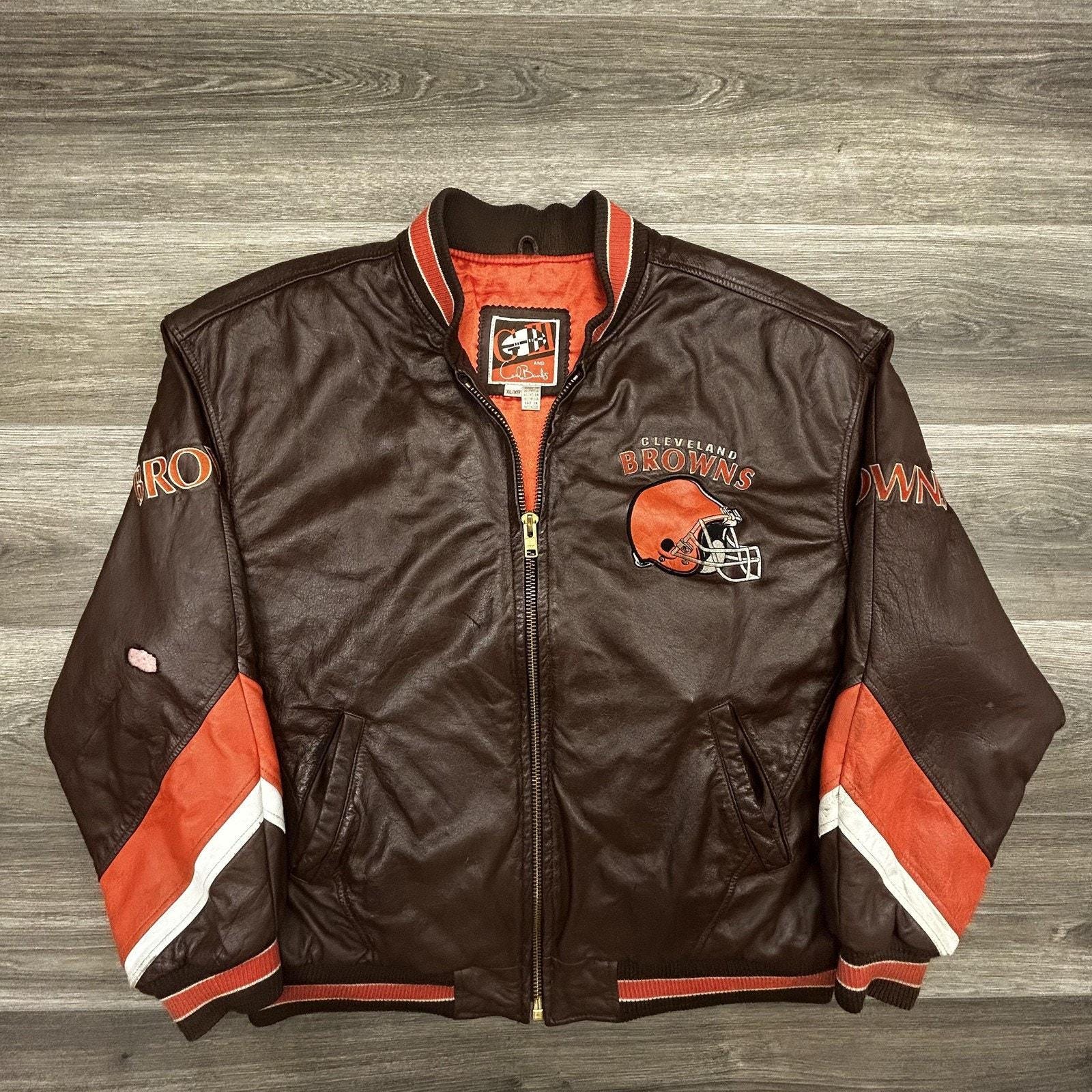 Carl Banks Leather Jacket - Etsy