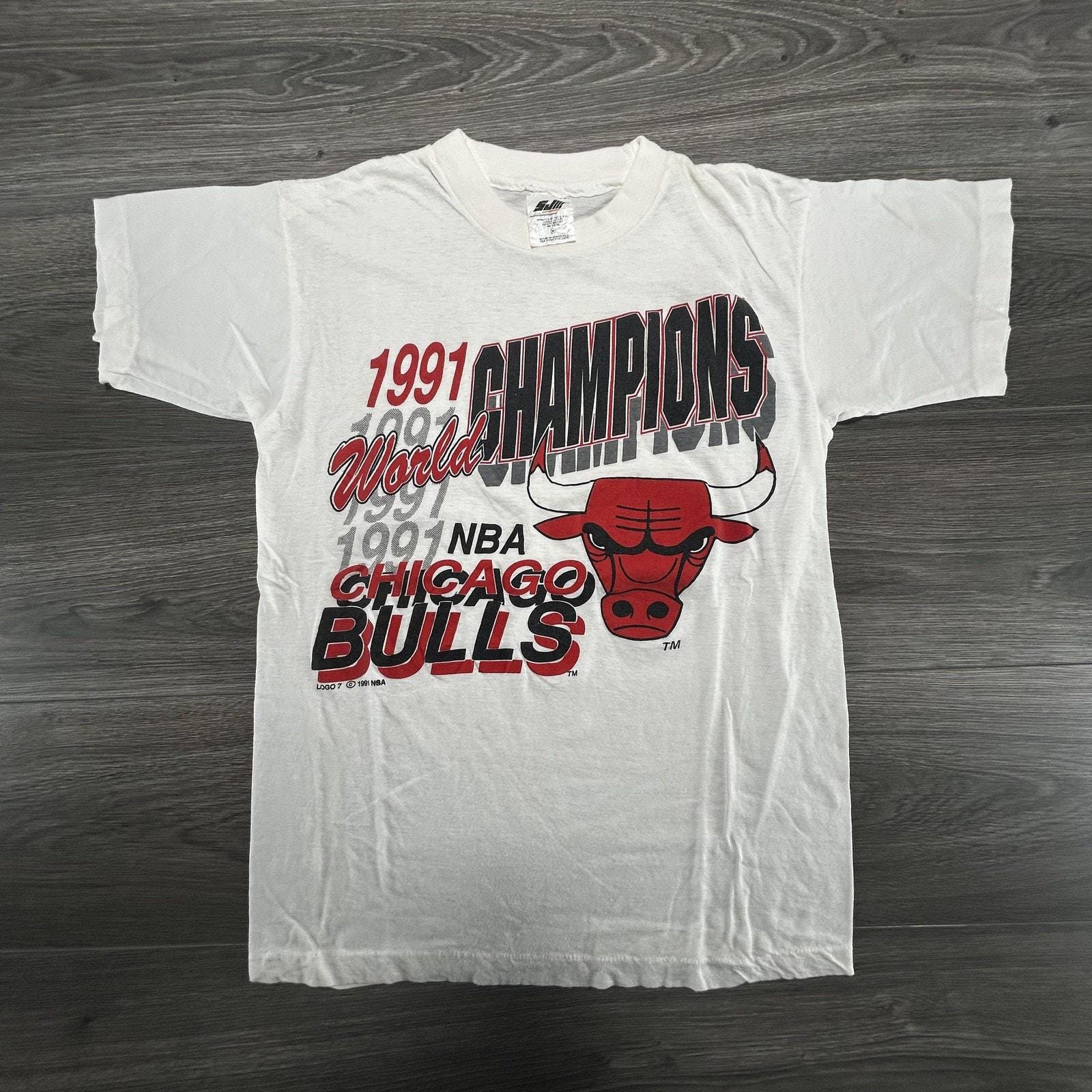 1991 Bulls T Shirt - Etsy Canada