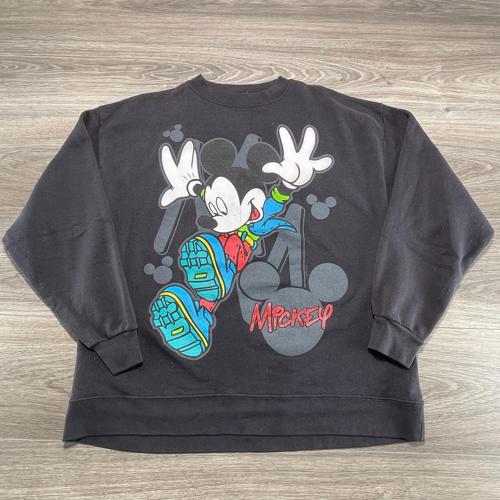 Vintage 90s Mickey Mouse Sweatshirt - Etsy