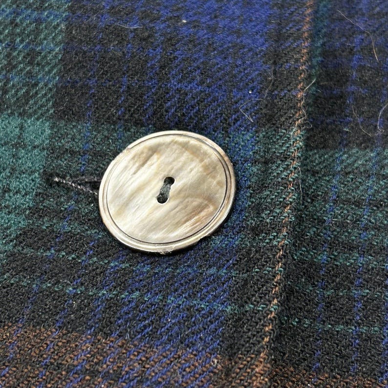 Vintage Pendleton Jacket Womens Medium Plaid Wool Button Front Pockets Flannel image 7