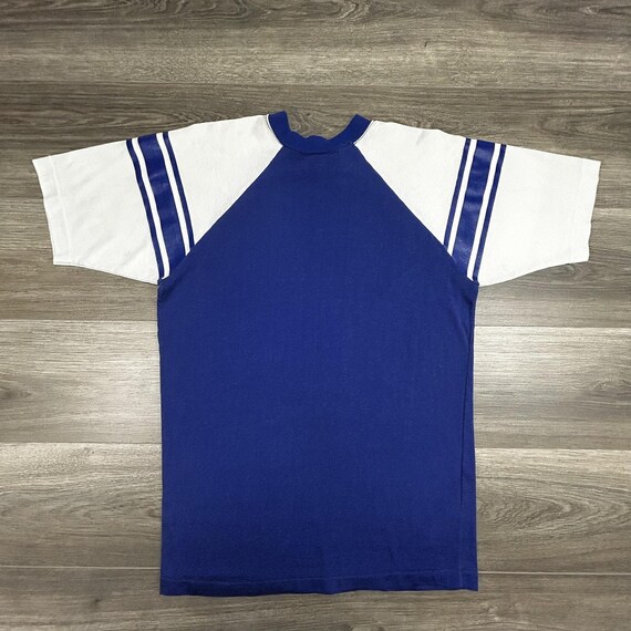Vintage 70s Champion Blue Bar Shirt Mens Large Blue Jersey Sports