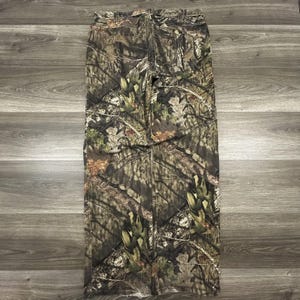 Pantalones de camuflaje vintage Mossy Oak para hombre, talla 36x32, color marrón, holgados, estilo skater Realtree, pierna ancha, estilo Y2K imagen 2