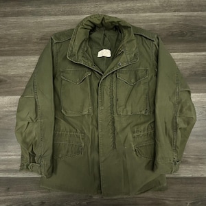 Vintage US Military M65 Field Jacket Coat Mens Medium Vietnam