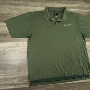 Vintage Nike Golf Polo Shirt Mens Large Green Heineken Dri-FIT Beer Logo 90s image 4
