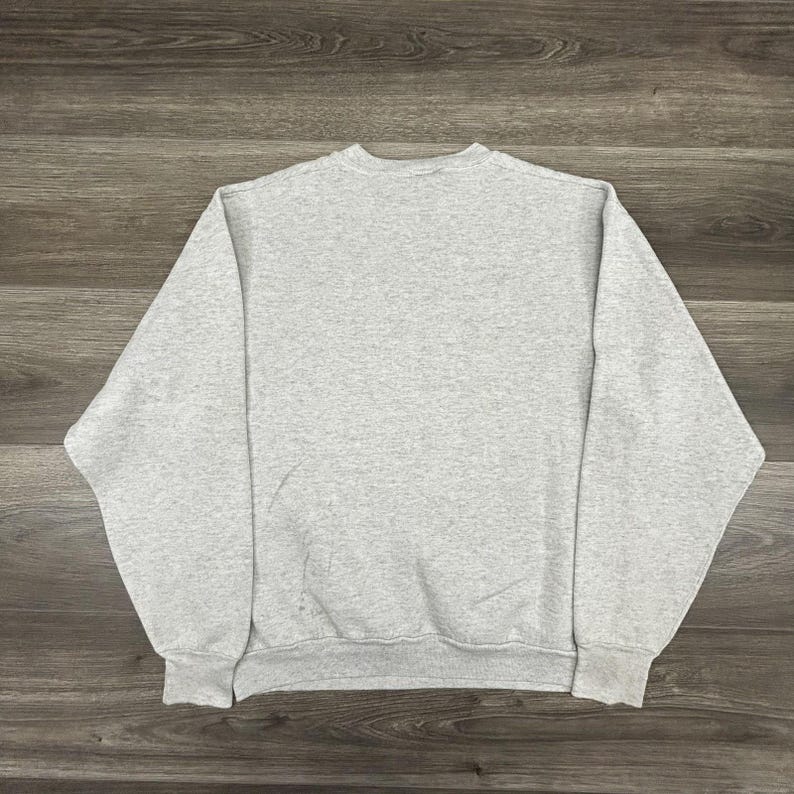 Vintage Disney Mickey Mouse Sweatshirt Mens Large Gray Graphic Fleece 90s USA image 2