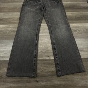 Vintage True Religion Ricky Jeans heren 36 x 32 grijs ontspannen bootcut houtskool VS afbeelding 4