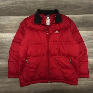 nike puffer jacket mens red