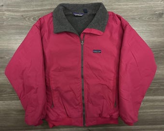 Vintage 80s 90s Patagonia Synchilla Fleece Lined Shelled Fall