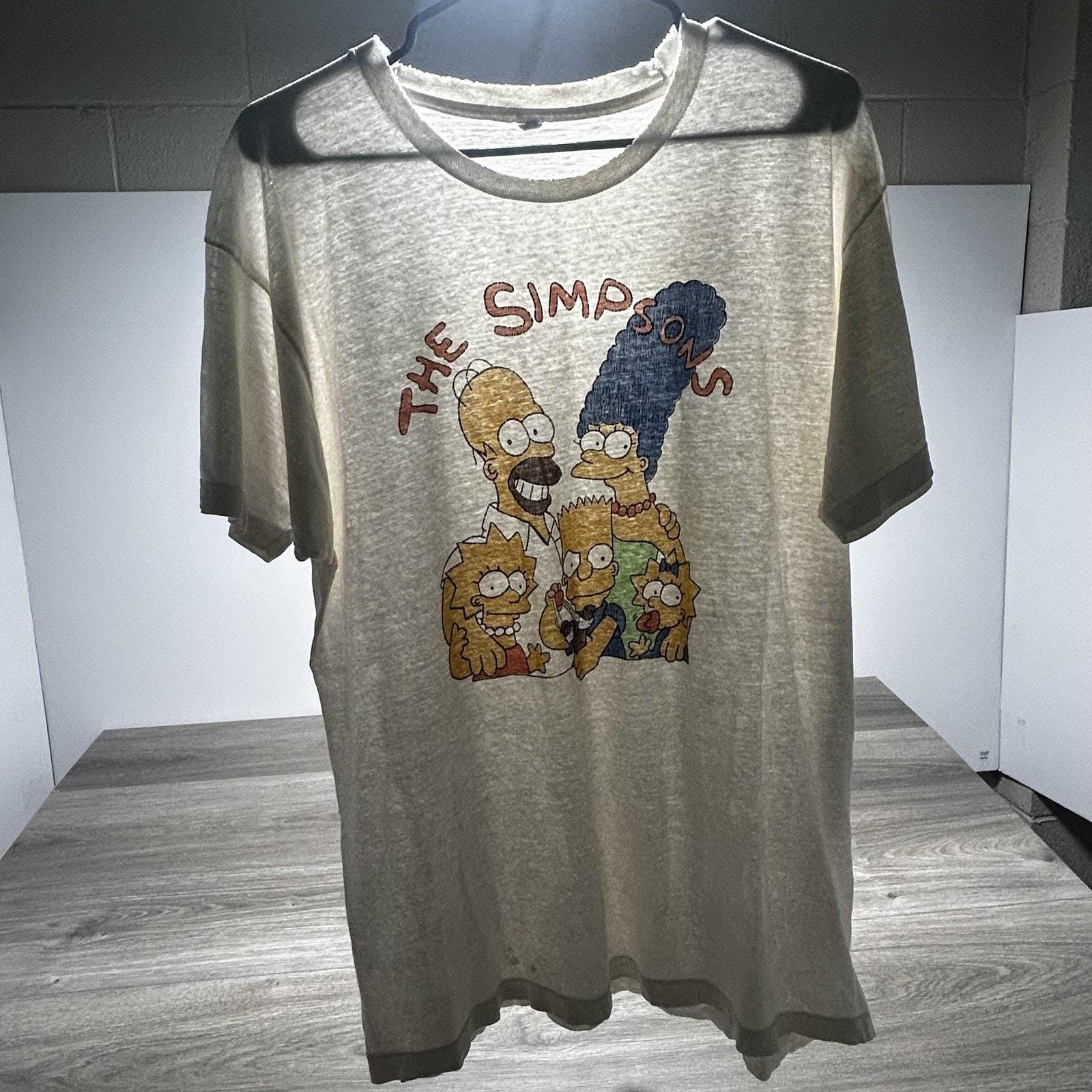 Vintage Simpsons Shirt Xl - Etsy