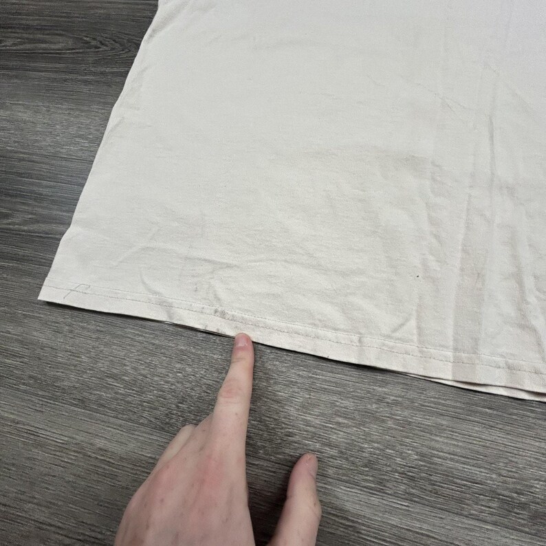 Vintage Nike Shirt Womens Large Neutrals N Logo Graphic Swoosh Retro Boxy 90s image 4