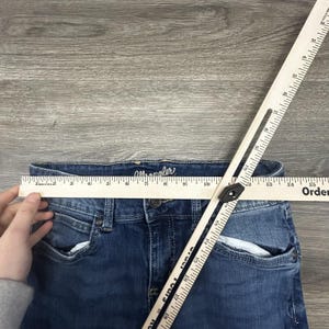 Wrangler Bootcut Jeans Damen 3 Blau Mittlere Waschung Low Rise Denim Taschen Y2K Bild 9