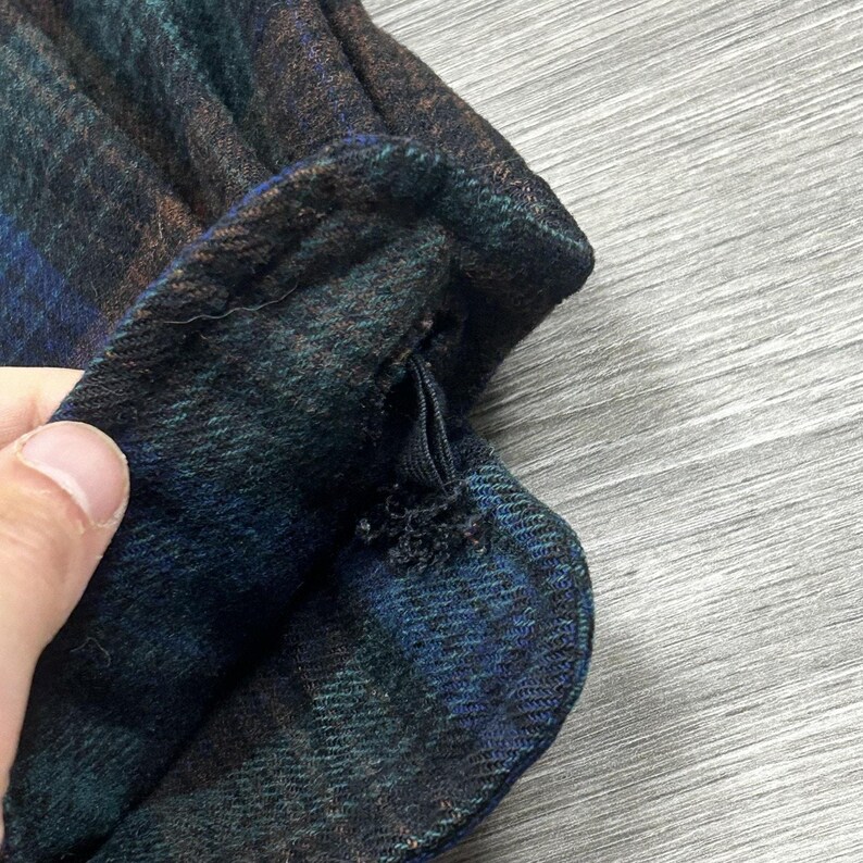 Vintage Pendleton Jacket Womens Medium Plaid Wool Button Front Pockets Flannel image 8