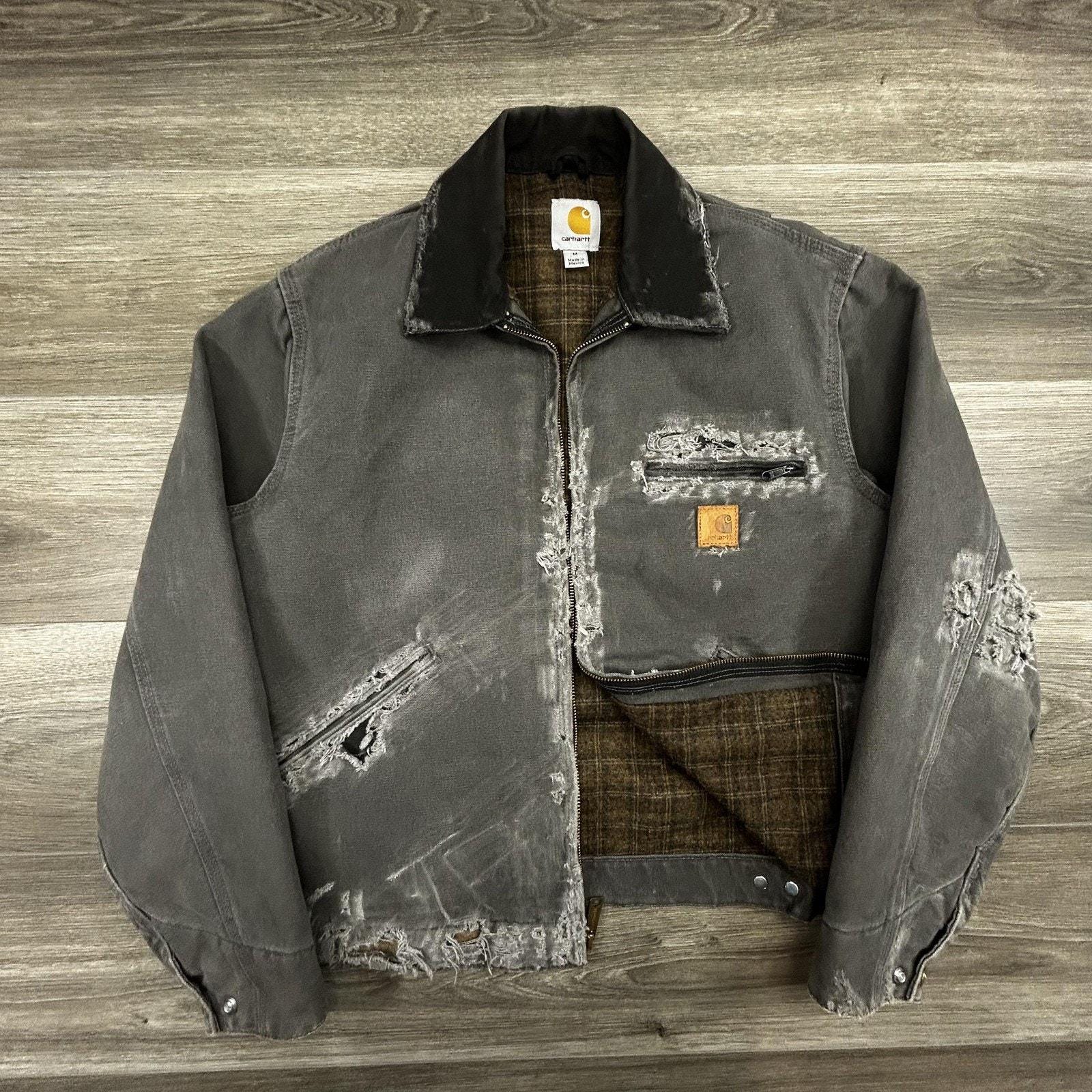 Grey carhartt detroit jacket - Etsy 日本