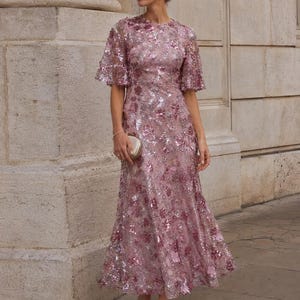 Modest Sequin Dresses - Etsy