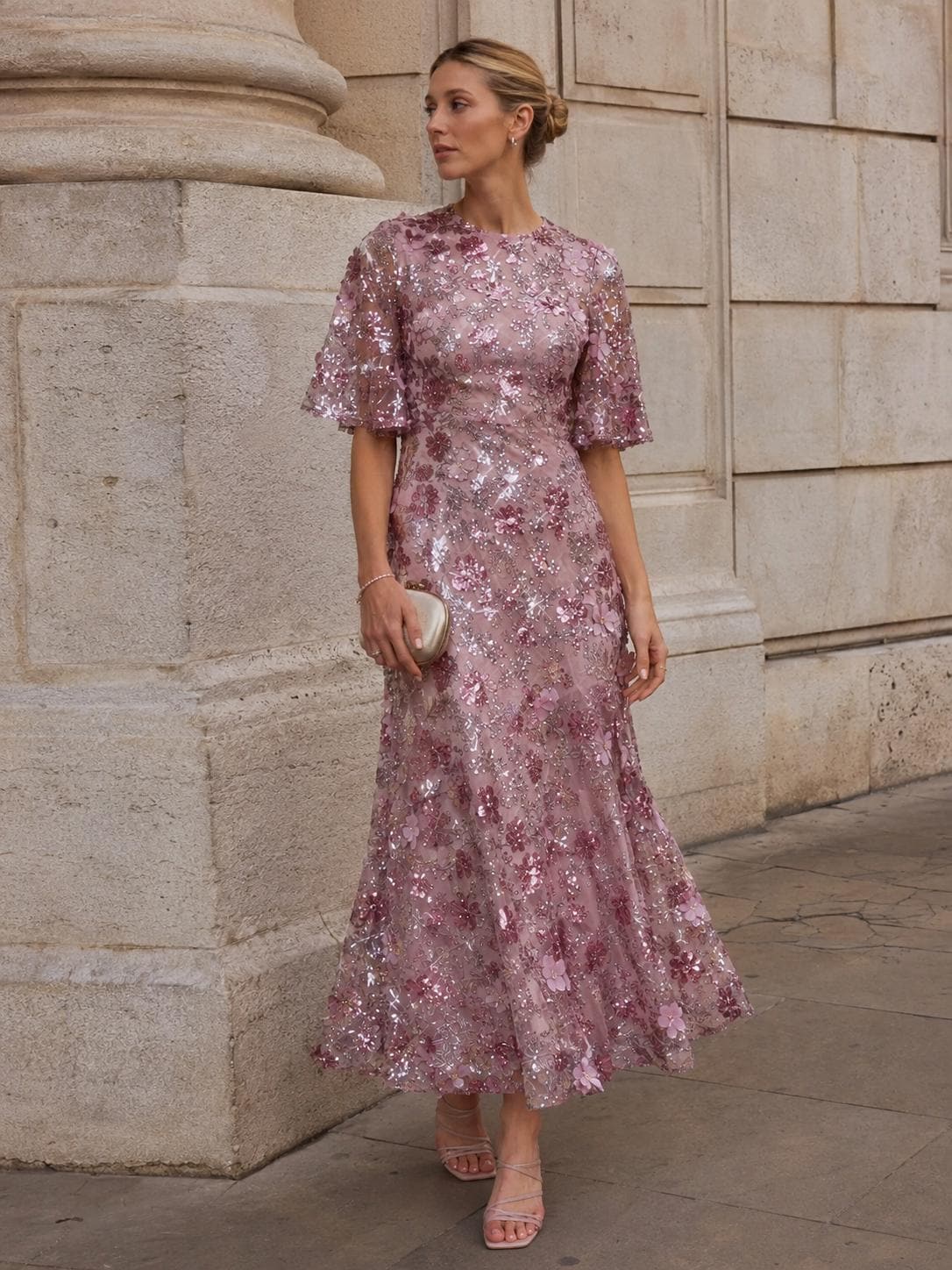 Pink Floral Bridesmaid Dresses - Etsy