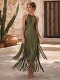 Gatsby Fringe Dress for Women – Elegant 1920s Charleston Dress, Green Cocktail Party Dress, Glamorous Great Gatsby Evening Dress product logo