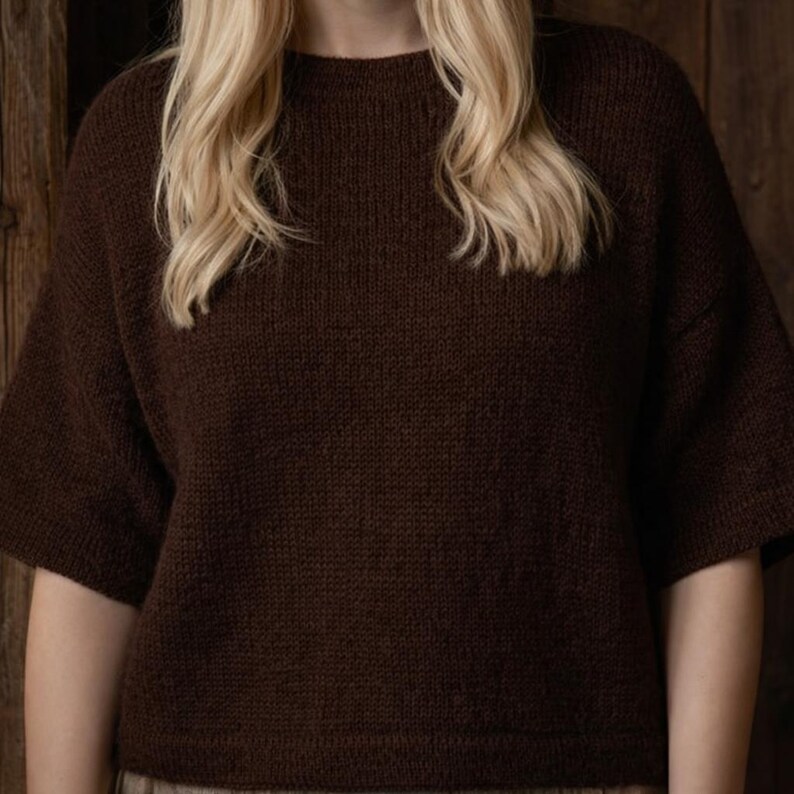 Seamless Knit T Shirt Pattern (PDF Download) image 2