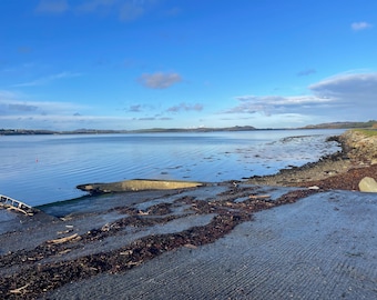 Donegal Ireland Shoreline Print, Irish Coastal Landscape Photography, Beach Wall Art, Rustic Cottage Decor, Digital Download