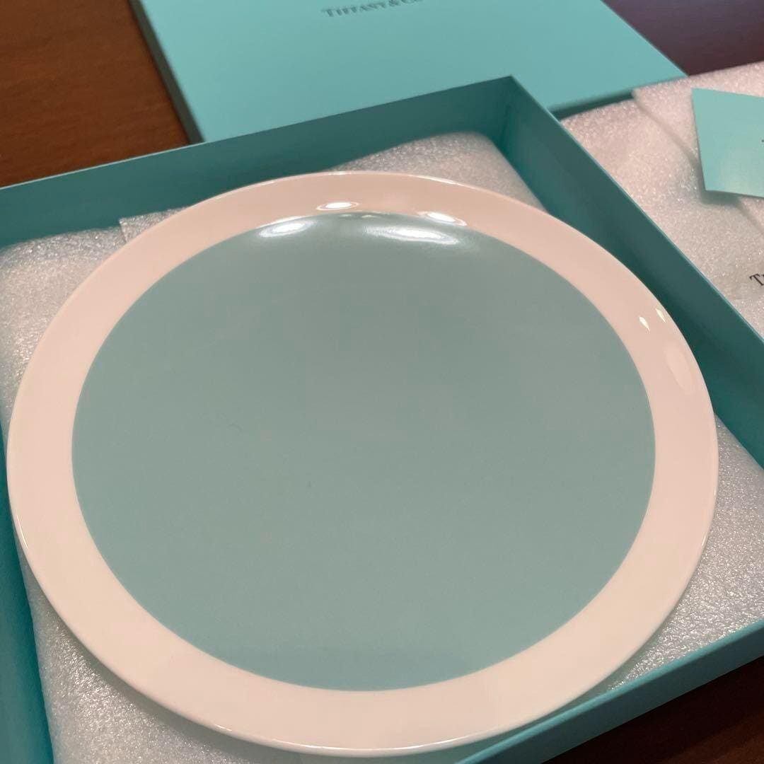 Tiffany & Co. Color Block Plate 2 Piece Set With Original Box - Etsy