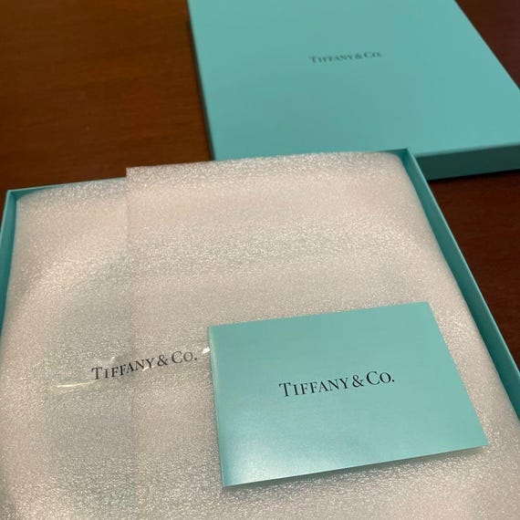 Tiffany & Co. Color Block Plate 2 Piece Set With Original Box - Etsy