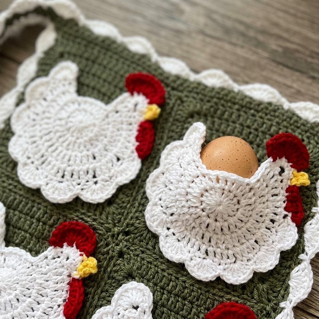 Crochet Egg Apron